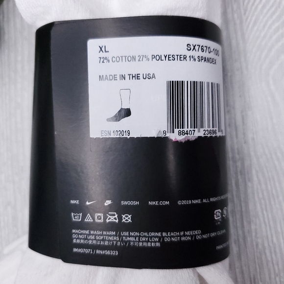 Nike Everyday Men's Cushioned Ankle Socks 3PK - Picture 4 of 5